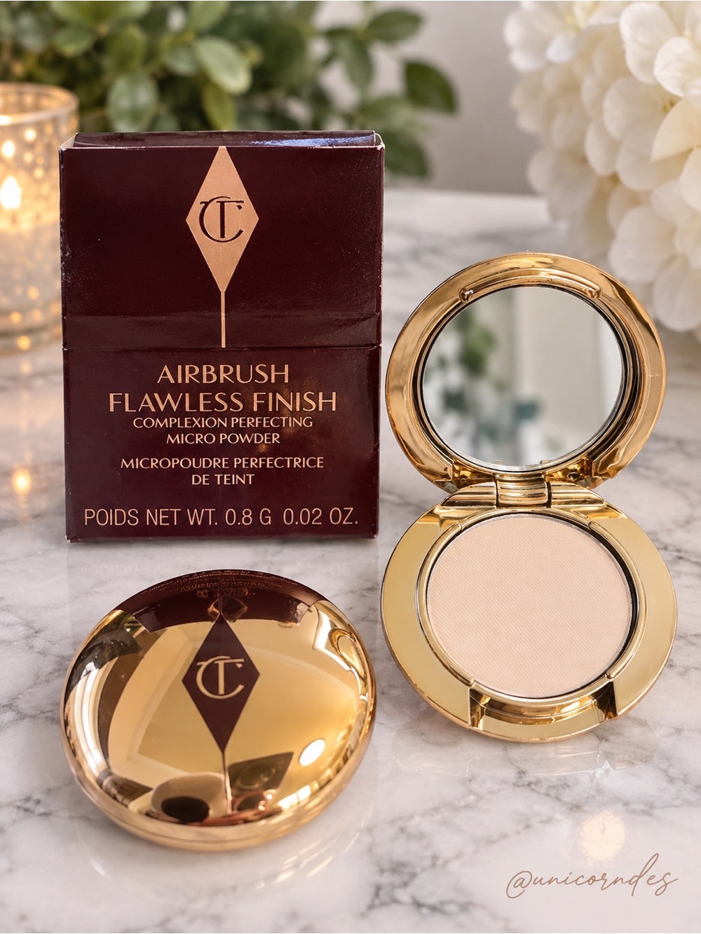 Charlotte Tilbury Airbrush Flawless Finish Powder 1 Fair 0.8g Mini
